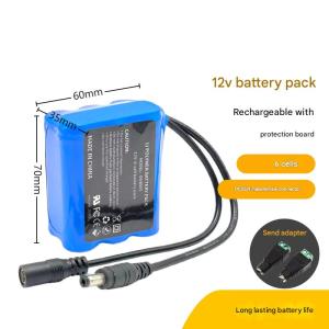 12V Lithium Ion Battery Pack with charger 20000-40000 large capacity Rechargeable Portable Power for Outdoor Camping