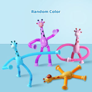 Led Telescopic Suction Cups Giraffe ChildrenS Toys Pop Mixed Animals Toys Cute Children Gifts