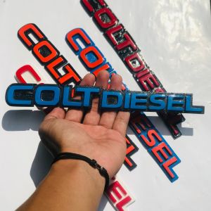 EMBLEM MOBIL 3D LOGO COLT DIESEL / EMBLEM MOBIL / AKSESORIS EKSTERIOR MOBIL