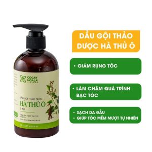 Dầu Gội Thảo Dược Hà Thủ Ô 2in1 Cỏ Cây Hoa Lá 420g Giúp Giảm Gãy Rụng Giúp Tóc Trông Dày