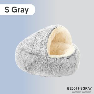 WaggyWaggy Enclosed Fluffy Cat Bed Home Sleep Mat House Tempat Tidur Kucing Tilam Katil BE0011