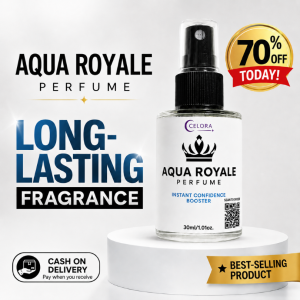 Aqua Royale Perfume Spray | Instant Confidence Booster Spray Long-Lasting Fresh Premium Quality Safe Daily Travel Lightweight Formula 30ML