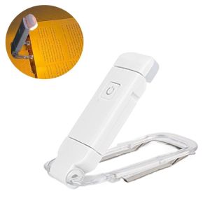 LED USB Rechargeable Book Light Reading Light Eye Protection Night Light Portable Clip Lamp Lampu Klip Buku 折叠式书夹灯