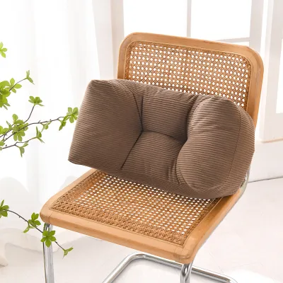 【Golden Trunk】Ergonomic Lumbar Back Support Cushion Anti-collapse Backrest Pillow For Office Chair Long Sitting
