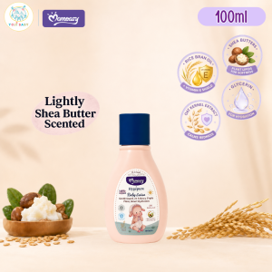 Momeasy x Hygepure Baby Lotion Skin Moisturizer with Shea Butter Oat Kernel & Rice Bran Oil Lotion