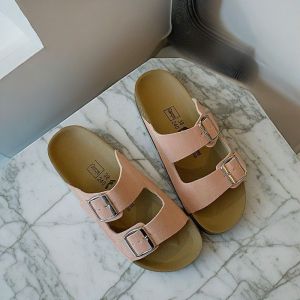 Sandals For Women Summer Fashion Casual Sandals With TWO Adjustable Buckles Flat Slip On Sllipers.