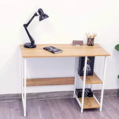 Bàn làm việc liền giá sách B3C 100x50xCao75cm( full phụ kiện ốc vít)