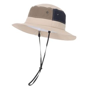 SKJK Wide Brim Bucket Hat Quick-dry Anti-UV Panama Hat Large Breathable Mountaineering Caps Summer