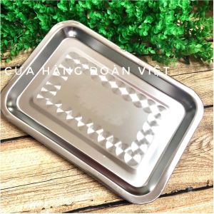 MÂM CHỮ NHẬT INOX SUS 304 Cao Cấp SIÊU ĐẸP. Khay Khuôn mâm đựng chứa thực phẩm ĐA NĂNG Hàng VIỆT NAM CHẤT LƯỢNG CAO - Cứng cáp bền - Nhiều Size. Mâm dùng đựng hong phơi thực phẩm TIỆN LỢI