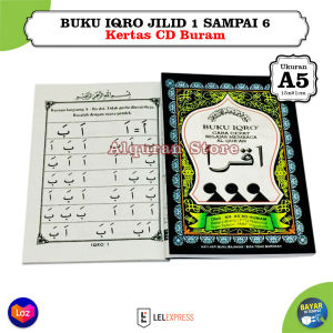 BAYAR DITEMPAT - Iqro Besar Kertas HVS Buku Cara Cepat Belajar Membaca Al Quran Buku Belajar Membaca Hijaiyah Buku Belajar Membaca Al Quran Buku Untuk Belajar Mengaji Buku Belajar Mengaji Dewasa Buku Belajar Mengenal Huruf Hijaiyah