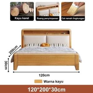 Ranjang Dipan Kayu Rangka Tempat Tidur Divan Putih Modern Minimalis Alas Kasur Kayu