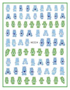 HC Promotion !! สติ๊กเกอร์การ์ตูนติดเล็บ ลวดลายสวยๆ จ้าพร้อมส่ง ลอกติดได้เลย