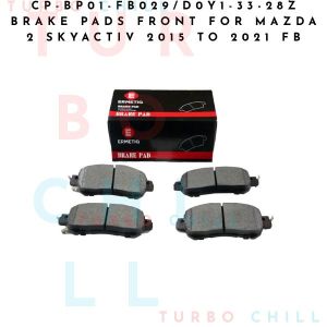 CP-BP01-FB029/D0Y1-33-28Z Brake Pads FRONT for Mazda 2 SkyActiv 2015 to 2021 FB