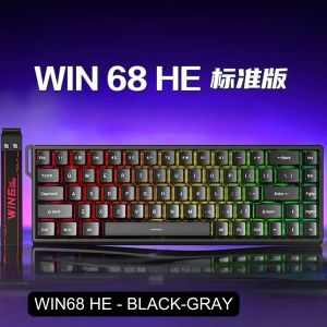 Bàn Phím Cơ Gaming AULA Win68 HE Pro - Bàn Phím Gaming Có Dây Với 68 Phím Cơ Ấn Tượng