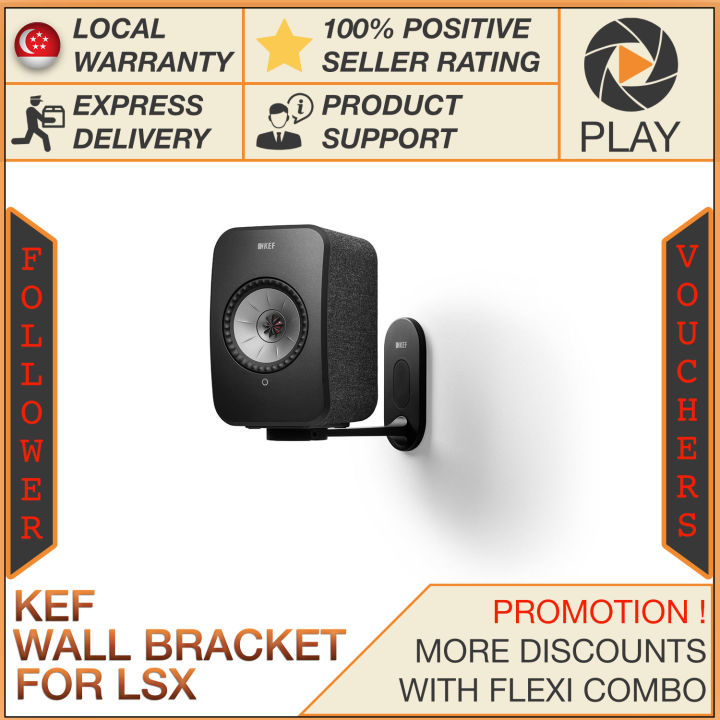 KEF B1 Wall Bracket for LSX II (pair) Lazada Singapore