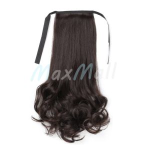 Hairclip Wave Panjang 38CM Hair Clip Ponytail Model Pendek Keriting Tali Pony Tail Gelombang Wig Ponytail Anak Rambut Palsu Extension