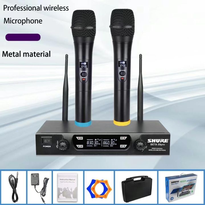 Shure BETA 89 Pro Wireless Microphone For Videoke Uhf Dual