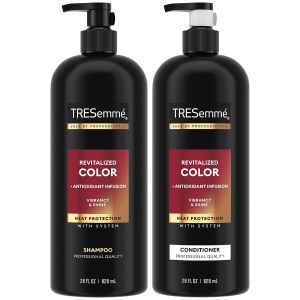 TRESemmé Revitalized Color Shampoo & Conditioner Set 28 Oz Ea Helps Maintain Vibrant Color While Leaving Hair Soft Smooth and thy Looking