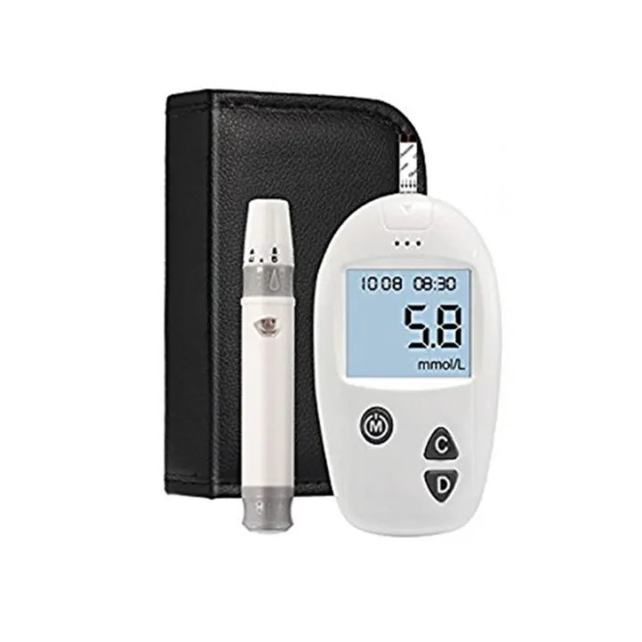 Máy đo đường huyết SINOCARE Safe Accu tặng 10 kim và 10 que thử date dài độ chính xác cao