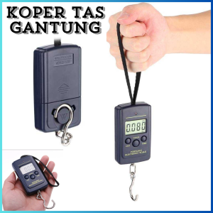 COD Timbangan Digital gantung pasar Koper Tas Scale 40kg - 0.001kg traveling ayam ikan sayur buah