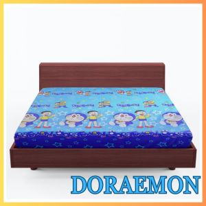 Sarung Kasur Busa Resleting Motif Karakter 180x200cm Tebal 20cm