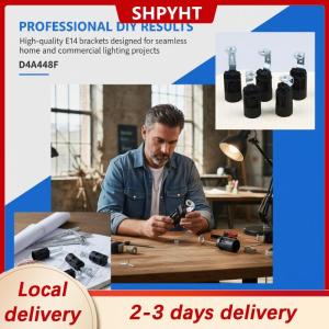 [COD] SHPYHT Local delivery Ship within 24 hours E14 Lamp Base Socket Adapter for 55-100MM Candle Bulb Holder Replacement Durable Flame Retardant for Restaurant and Home Chandeliers