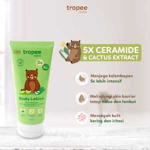 Tropee Bebe Body Lotion 150ml | Melembutkan dan Melembapkan Kulit | Skincare Bayi dan Anak / LOTION ANAK / lotion baby / lotion terlaris / p[e