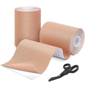 2 Rolls Kinesiology Tape with Scissors Extra Wide 4 inch x 16.4 feet Cotton Elastic Athletic Bandage for Muscle Pain Relief2026