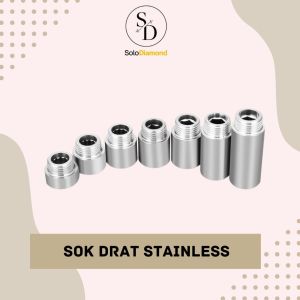 Sok kran stainless 1/2 in Drat SK12-fitting pipa sambungan nepel sock