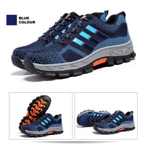 Safety Sport Shoe Anti Slip Anti Smash Protective Steel Toe Cap Men Women Shoe Kasut Lelaki Perempuan