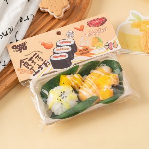Simulation Bento Squishy Toy Slow Rising Soft Stress Relief Sensory Play Gift For Kids Adults mainan