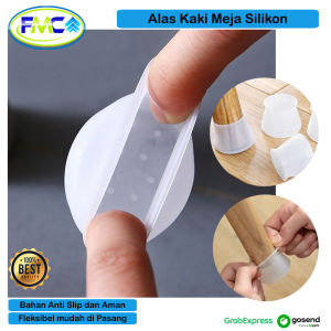 Alas Cover Pelindung Kaki Kursi Meja Anti Slip Licin Praktis Bahan Silikon Ramah Lingkungan