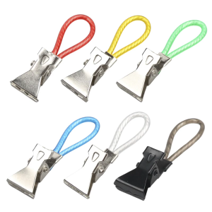 10 Pieces Practical Sturdy Metal Towel Clip Set Of 10 Convenient for Kitchens Bathrooms And Camping Household Use