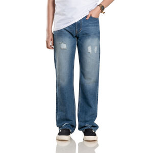 Otsky X Cavier Celana Jeans Pria Washing Denim X CW01 Reguler Fit