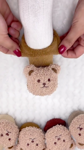 Non Skid Grip Socks Soft & Stylish Socks Warm & Secure Non Skid Socks Safe Grip Socks for Kids & Toddlers 0-3 Years Old