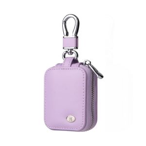 LYMEDIA Shockproof Leather Cover Portable Anti Lost Storage Bag Universal Protective Case for Airpods Pro 3 2 1