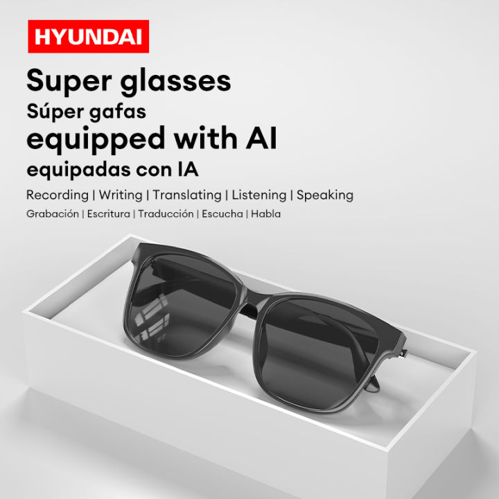 Choice HYUNDAI HY-C8 AI Glasses Earphones With Automatic Voice ...