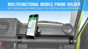 Cornerr JeCar For Jimny 2019 up Co-pilot Handle Extended Mobile Phone Holder Car Accessories Phone Stand GPS Mount R6P8Q