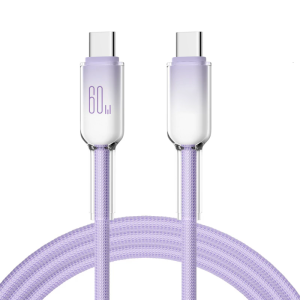 Universal 60W Ice Type C Charging Cable Power Wire 480Mbps Data for Multiple Devices Wide Compatibility