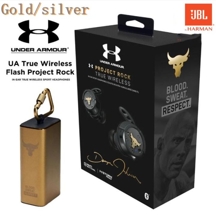 100 Official Original JBL UNDER ARMOUR Project Rock EDITION JBL UA flash True WIRELESS Earbuds Sport Earbuds earphone Lazada