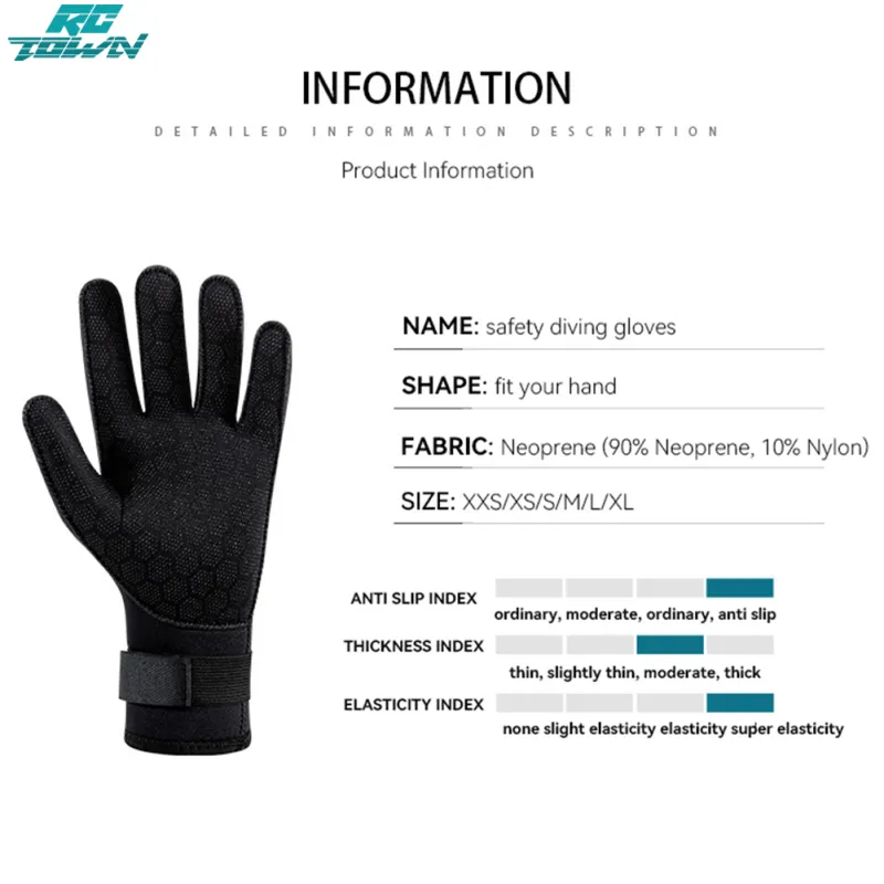 Neoprene Glove 3mm for Kids Men Women Swimming And Diving Glove Fishing  Surfing Stab Resistant Scratch Pink Black Diving Palm