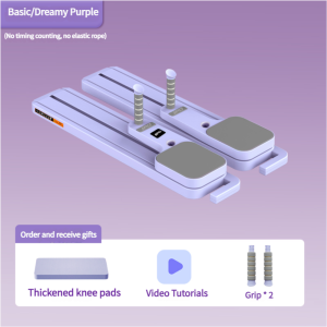 Multifunctional Split Fitness Board Ab Exercise Board & Ski Machines Pilates & Arm Strengthener & Tension Rope