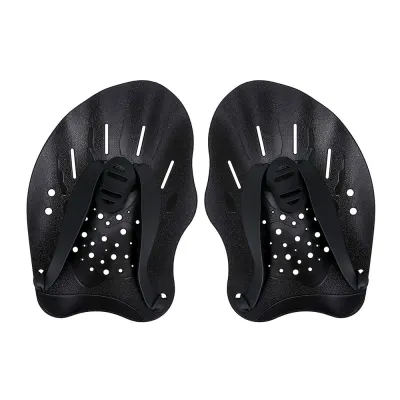 1 Pairs Swim Paddle Hand Adjustable Swim Training Hand Webbed Palm Finger Webbed Swimming Training Aid for Men Women and Children