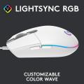 Logitech G102 Lightsync Gaming Mouse [White]. 