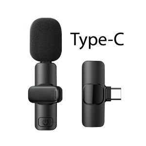 REMAX K02 Wireless Microphone Sound Live Show Clip Lavalier Intervie Vlog Short Video 360 Surrounding Mic HD Voice Plug and Play