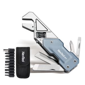 NexTool Adjustable Wrench 6 In 1 EDC Multitool Pocket Hand Tools Kit Screwdriver Bit Set Multi Function Tools Folding File Screwdriver