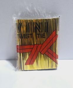 METALLIC TWIST TIE 8cm (approx. 800 pcs per pack)