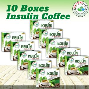 10 Box Insulin Coffee (NatureMed Insulin Coffee) 21grams | 10 sachet per box | Anti-Diabetes Coffee
