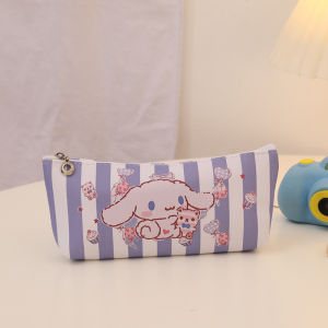 Japanese PU Cute Sanrio Kuromi Melody Cinnamoroll SLIM SMALL Pencil Pensil Storage Stationery Case