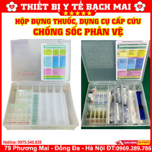 Hộp Chống Sốc Phản Vệ Cấp Cứu Theo Quy Định Thông Tư Số 51/2017- TT – BYT - Hộp Đựng Thuốc Dụng Cụ Cấp Cứu Chống Sốc Phản Vệ